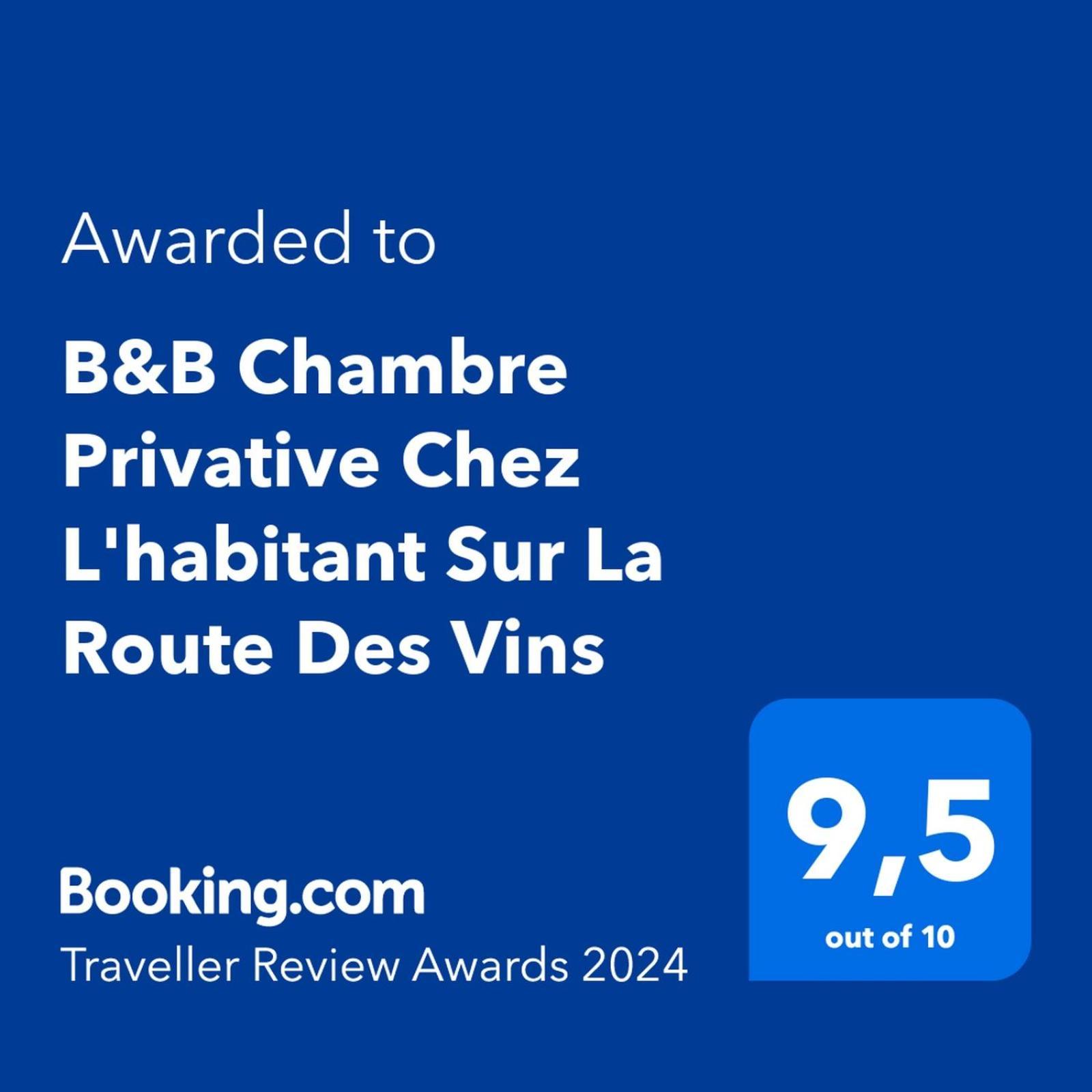 B&B Chez L'Habitant Chambre Privative Sur La Route Des Vins Tv Parking Box Velo Issenheim Buitenkant foto